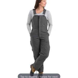 Women's Gray Insulated Overalls